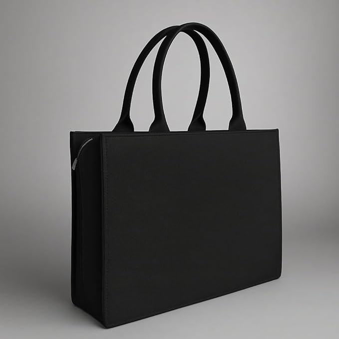 STYLLURE Customised Tote Bag with Artistic Parrot Design with Personalised Name Print, 16x12x5 Inches, Fits 15.6 Inch Laptop, Premium Handbag for Women, Office, Travel and Daily Use